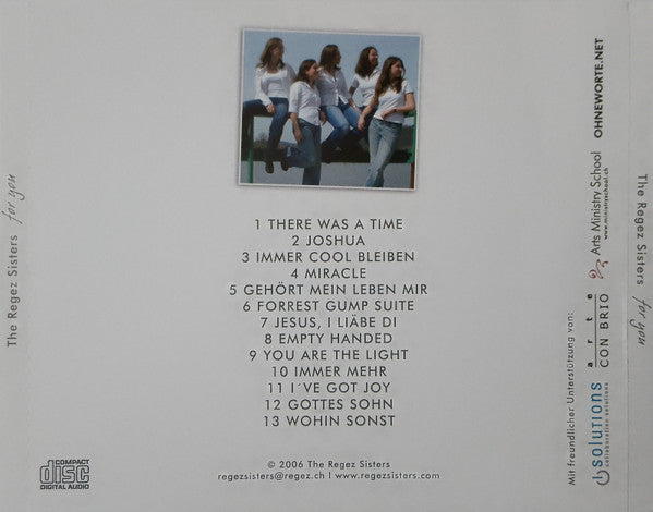 The Regez Sisters : For You (CD, Album)