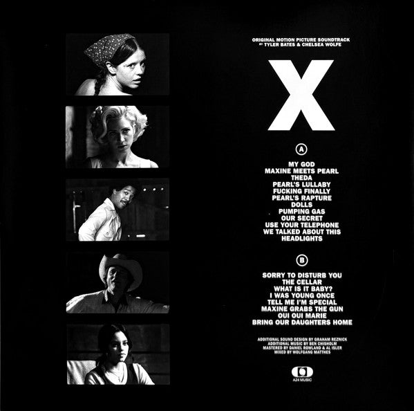 Tyler Bates & Chelsea Wolfe : X (Original Motion Picture Soundtrack) (LP, Ltd, RE, Red)