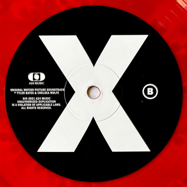 Tyler Bates & Chelsea Wolfe : X (Original Motion Picture Soundtrack) (LP, Ltd, RE, Red)