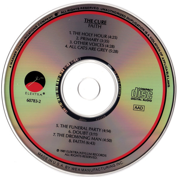 The Cure : Faith (CD, Album, RE, RP)