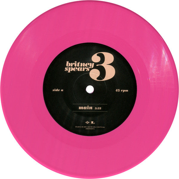 Britney Spears : 3 (7", Single, Ltd, RE, Pin)
