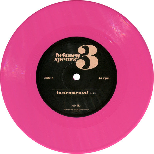 Britney Spears : 3 (7", Single, Ltd, RE, Pin)