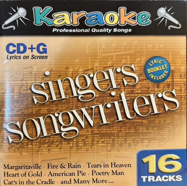 Unknown Artist : Karaoke Bay: Singers & Songwriters (CD+G)