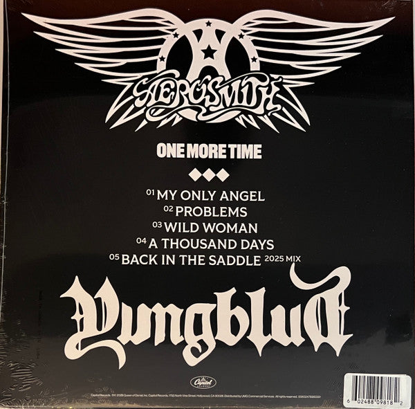 Aerosmith, Yungblud (3) : One More Time (12", S/Sided, EP, Etch, Ltd, Cle)