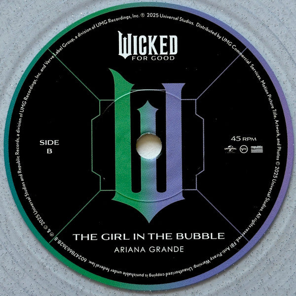 Cynthia Erivo / Ariana Grande : No Place Like Home / The Girl In The Bubble (7", Single, Ltd, Tra)