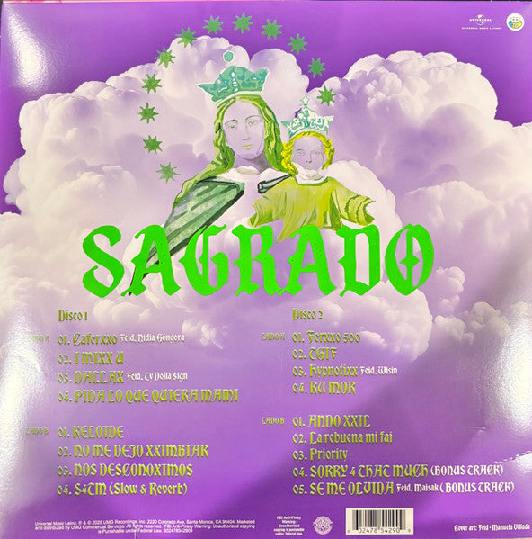 Feid : FERXXO VOL X: Sagrado (2xLP, Album, Pic)