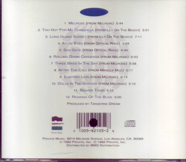 Tangerine Dream : The Private Music Of Tangerine Dream (CD, Comp)