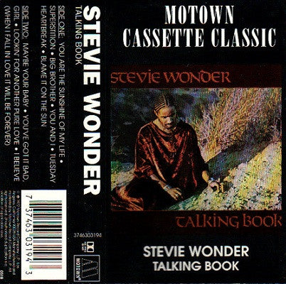 Stevie Wonder : Talking Book (Cass, Album, RE)
