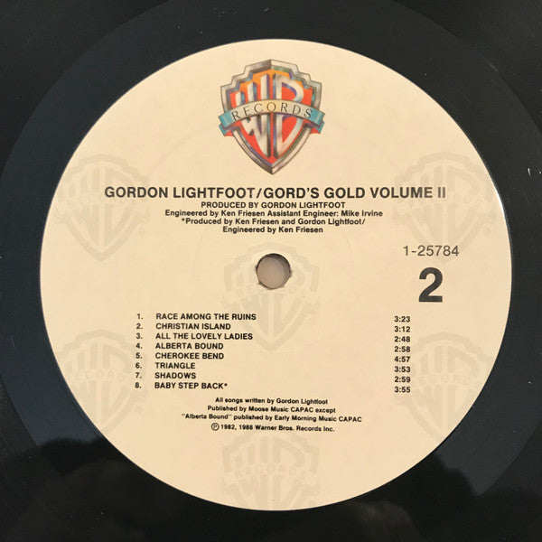 Gordon Lightfoot : Gord's Gold, Volume II (LP, Album, All)