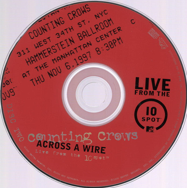 Counting Crows : Across A Wire (Live In New York City) (2xCD, Album)