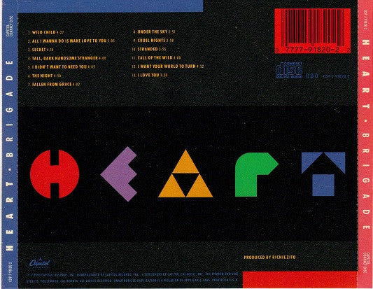 Heart : Brigade (CD, Album)