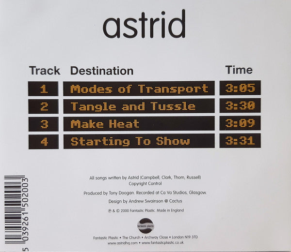 Astrid (3) : Modes Of Transport E.P (CD, EP)