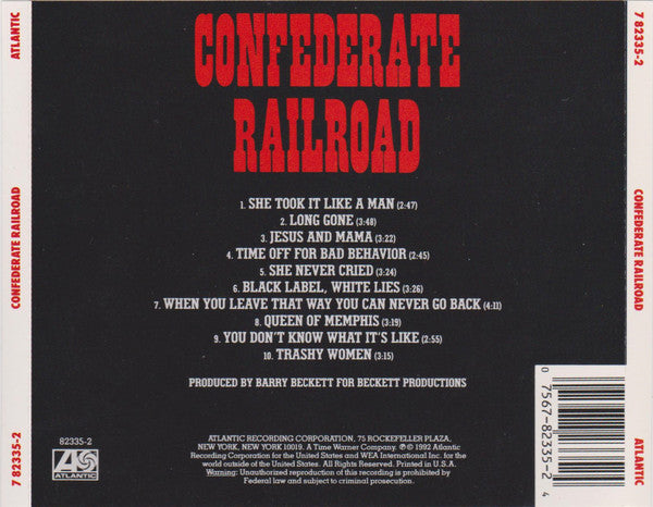 Confederate Railroad : Confederate Railroad (CD, Album)