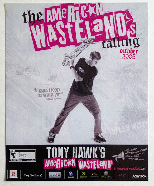 Various : Tony Hawk's American Wasteland (LP, Comp, Unofficial, Cle)