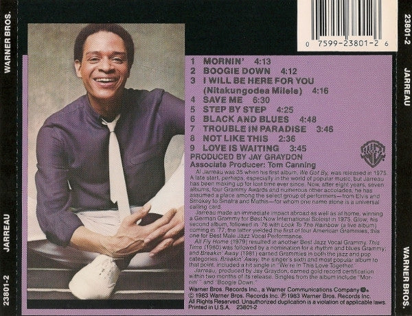 Al Jarreau : Jarreau (CD, Album, RE)