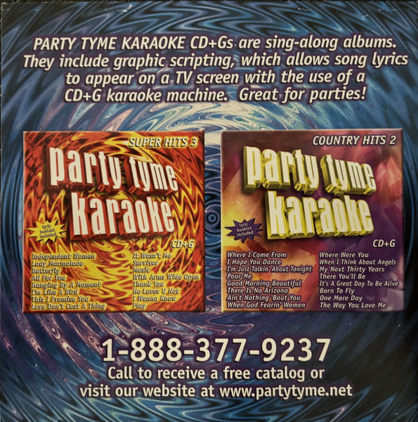 Unknown Artist : Party Tyme Karaoke - Super Hits 4 (CD+G, Album)