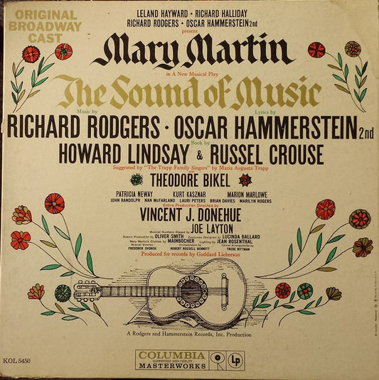 Leland Hayward, Richard Halliday, Richard Rodgers, Oscar Hammerstein II, Mary Martin - The Sound Of Music (Original Broadway Cast) (LP) (G+) - Endless Media