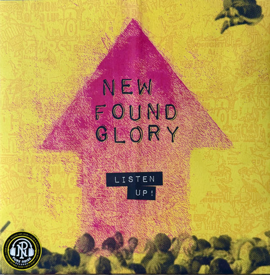 New Found Glory : Listen Up! (LP, Album, Ltd, Yel)