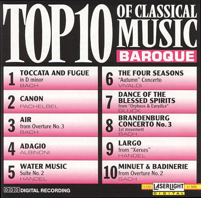 Various : Top 10 Of Classical Music Baroque (CD, Comp)