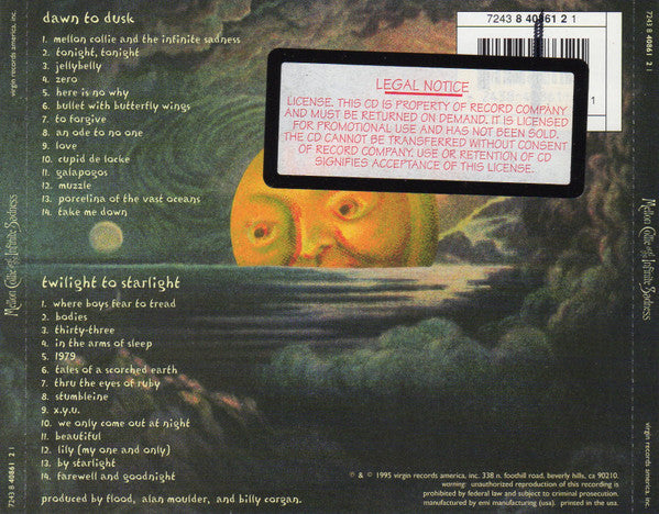 The Smashing Pumpkins : Mellon Collie And The Infinite Sadness (2xCD, Album, EMI)