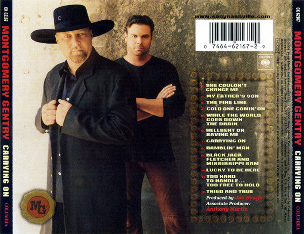 Montgomery Gentry : Carrying On (HDCD, Album)