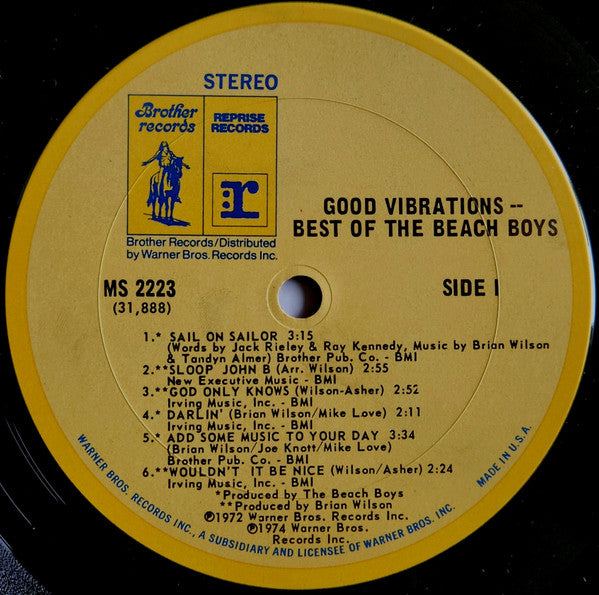 The Beach Boys : Good Vibrations - Best Of The Beach Boys (LP, Comp, San)