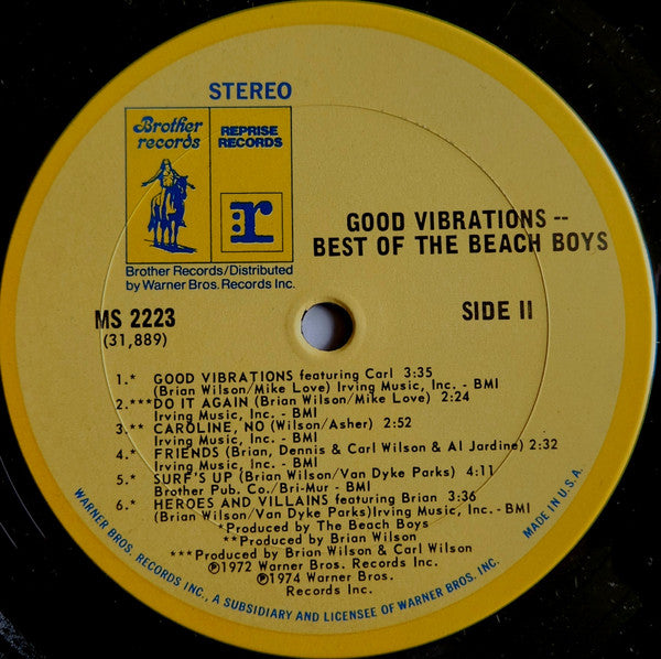 The Beach Boys : Good Vibrations - Best Of The Beach Boys (LP, Comp, San)