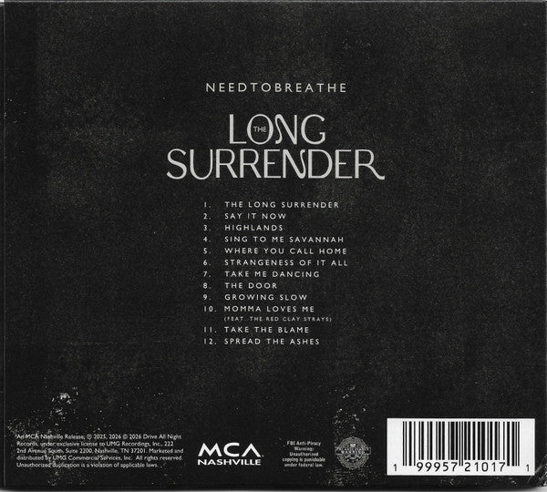 Needtobreathe : The Long Surrender (CD, Album)