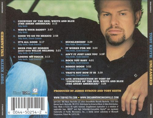 Toby Keith : Unleashed (HDCD, Album, RE)