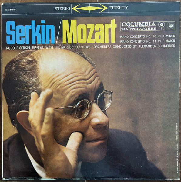 Rudolf Serkin / Alexander Schneider Conducts Marlboro Festival Orchestra / Wolfgang Amadeus Mozart : Piano Concertos No. 20 & 11 (LP)