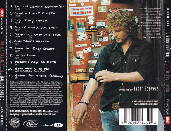 Dierks Bentley : Modern Day Drifter (HDCD, Album, Enh)