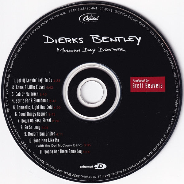 Dierks Bentley : Modern Day Drifter (HDCD, Album, Enh)