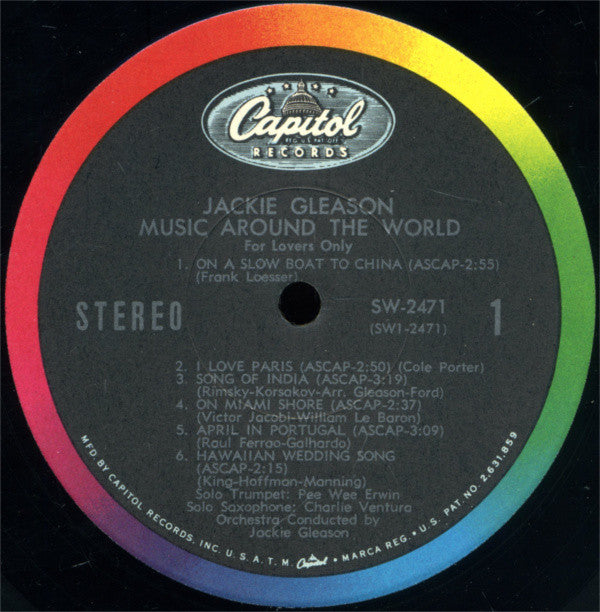 Jackie Gleason - Music Around The World For Lovers Only (LP) (VG) - Endless Media