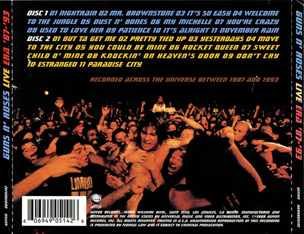 Guns N' Roses : Live Era '87-'93 (2xCD)
