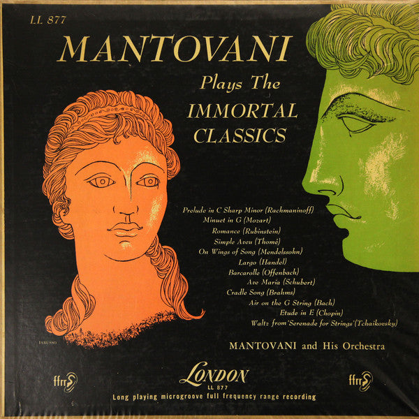 Mantovani And His Orchestra : Mantovani Plays The Immortal Classics (LP, Album)