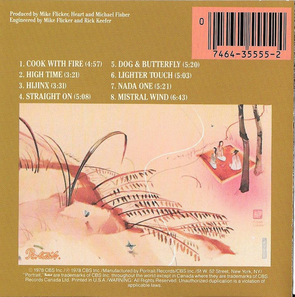 Heart : Dog & Butterfly (CD, Album, RE)