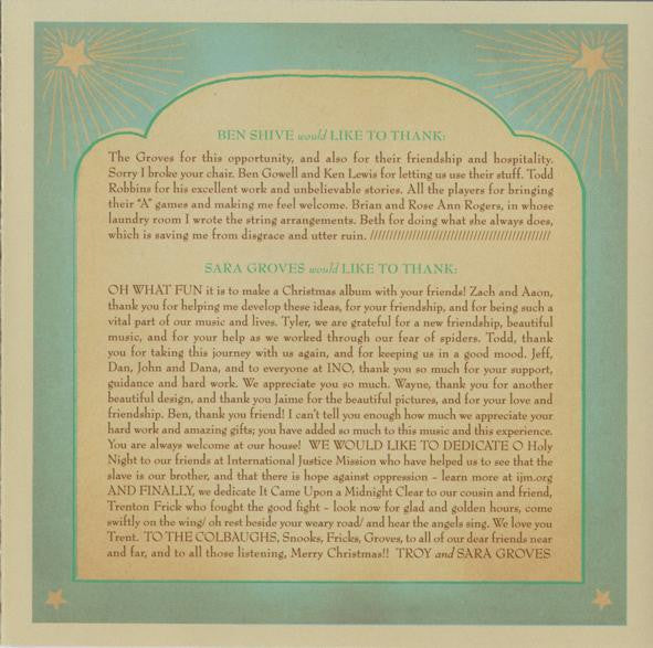 Sara Groves : O Holy Night (CD, Album)