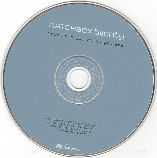 Matchbox Twenty - More Than You Think You Are (CD) (VG) - Endless Media
