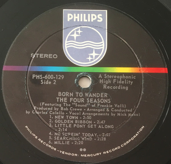 The Four Seasons : Born To Wander (LP, Album)