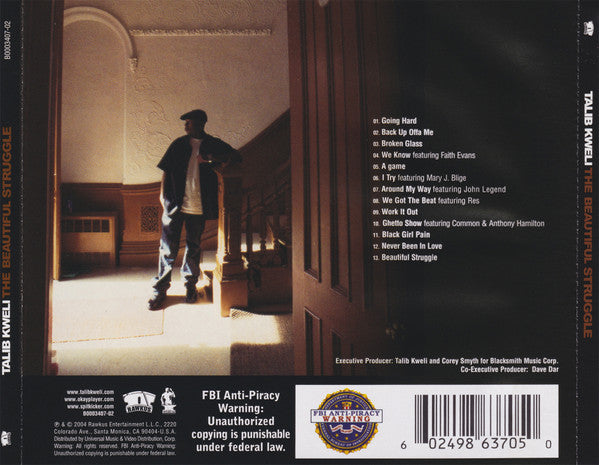 Talib Kweli : The Beautiful Struggle (CD, Album)