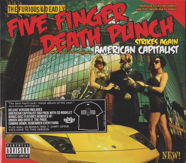 Five Finger Death Punch : American Capitalist (CD, Album + CD + Dlx, Dig)