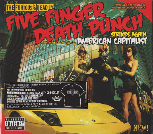 Five Finger Death Punch : American Capitalist (CD, Album + CD + Dlx, Dig)