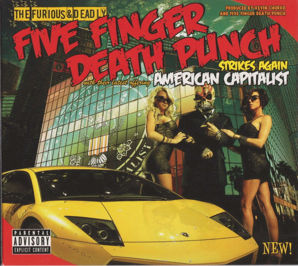 Five Finger Death Punch : American Capitalist (CD, Album + CD + Dlx, Dig)