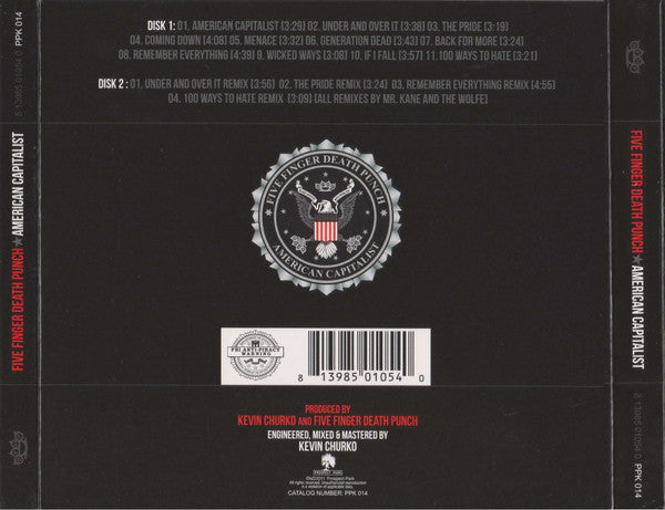 Five Finger Death Punch : American Capitalist (CD, Album + CD + Dlx, Dig)