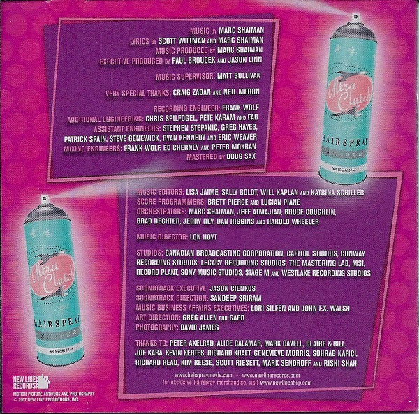 Various : Hairspray (Soundtrack To The Motion Picture) (CD, Album, Enh)