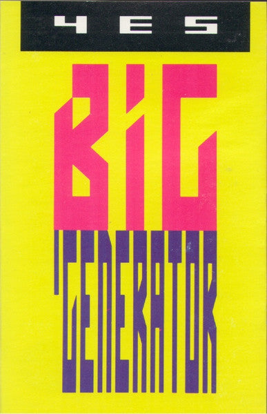 Yes : Big Generator (Cass, Album, SR,)