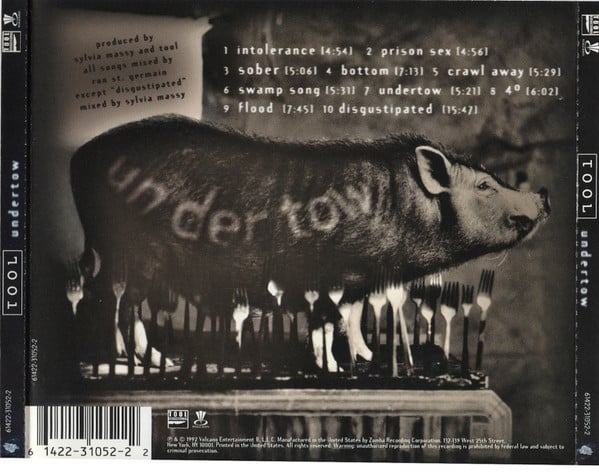 Tool (2) : Undertow (CD, Album, RE, Son)