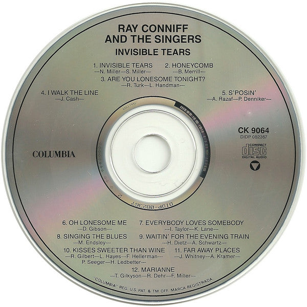 Ray Conniff And The Singers : Invisible Tears (CD, Album, RE)