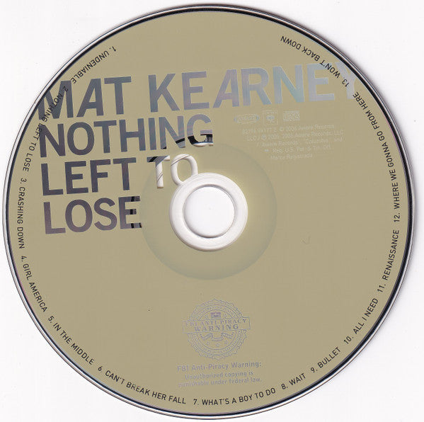 Mat Kearney - Nothing Left To Lose (CD) (VG) - Endless Media