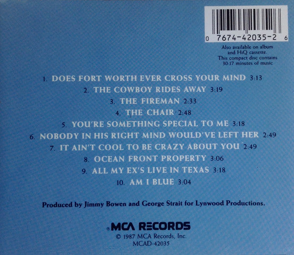 George Strait : Greatest Hits Volume Two (CD, Comp)